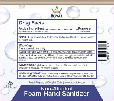 Royal Product_labels_non-alc Foam Hand Sanitizer (Royal Product Labels Non Alc Foam Hand Sanitizer China)